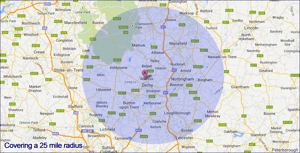 Heritage Plumbing and Heating Covers An Area of 25 Miles From Allestree